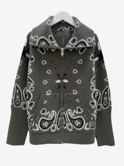 Gilet zippé ANGE kaki