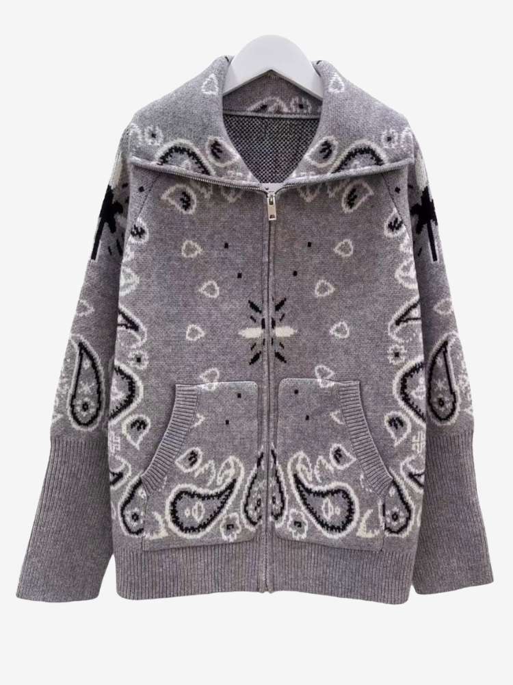 Gilet zippé ANGE gris