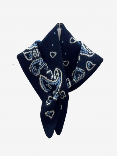Foulard ANDREA bleu marine
