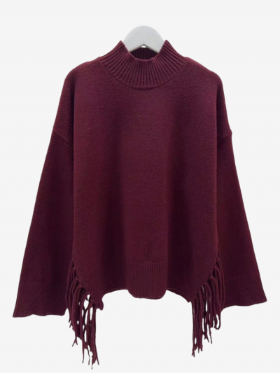Pull SIENNA burgundy