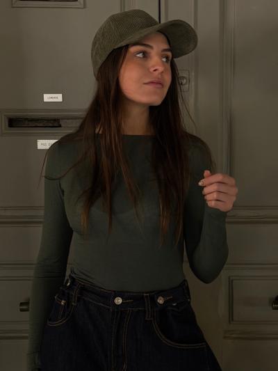 Top ELIO manches longues kaki