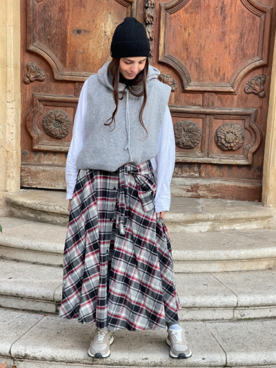 Col cagoule ANNA gris