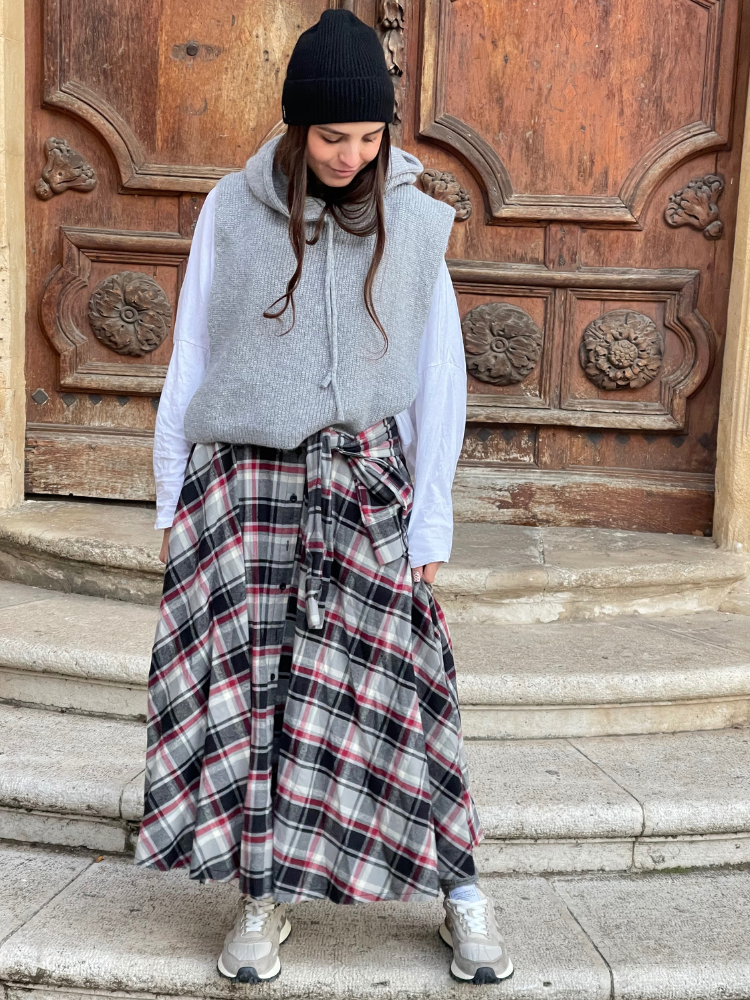 Col cagoule ANNA gris