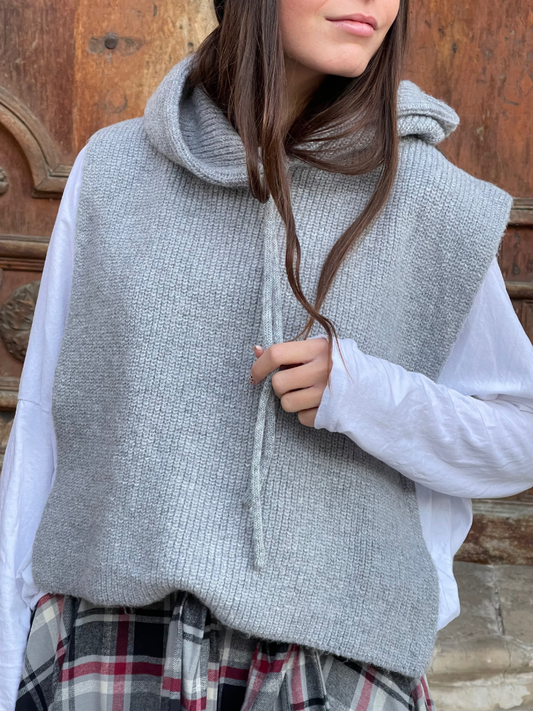 Col cagoule ANNA gris