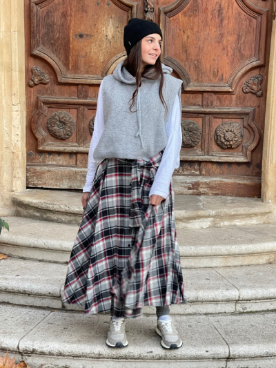 Col cagoule ANNA gris