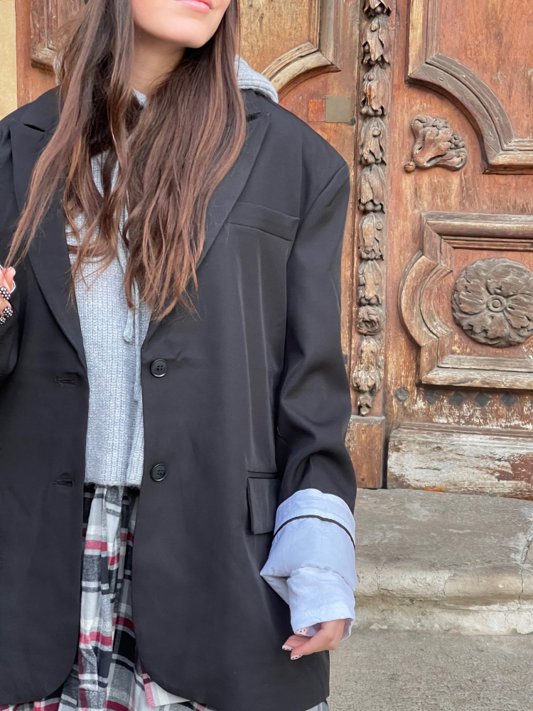 Blazer LOANE oversize noir