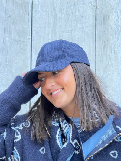 Casquette KIA velours marine 2