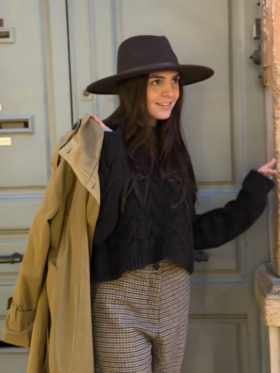 Pull torsade MAXIME choco 2