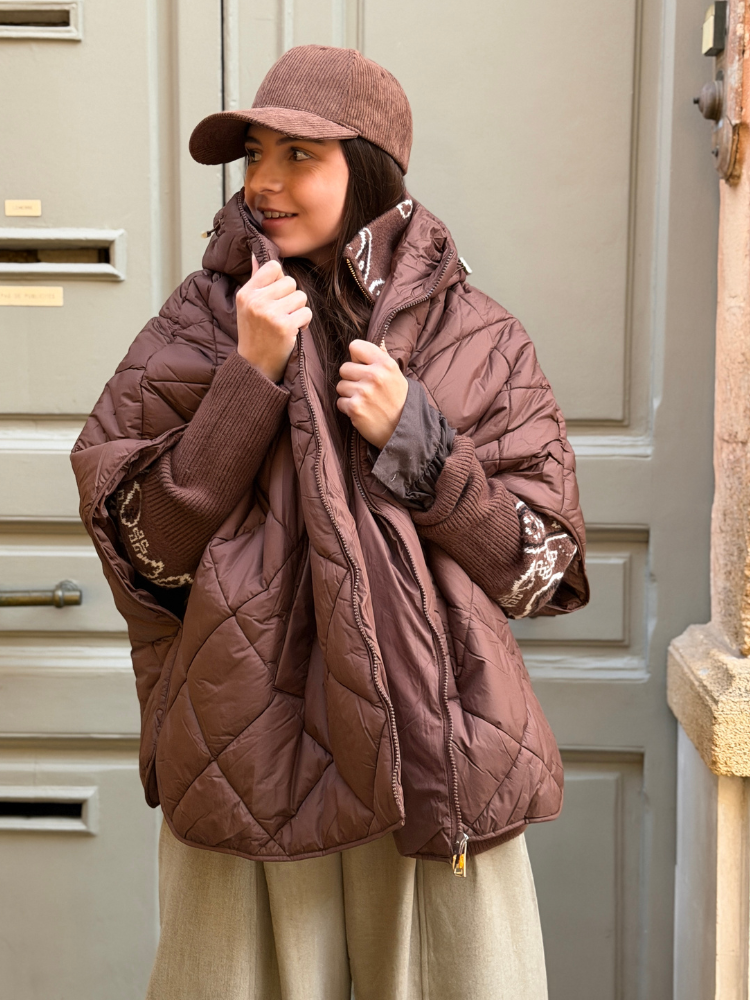 Doudoune FAUSTINE choco