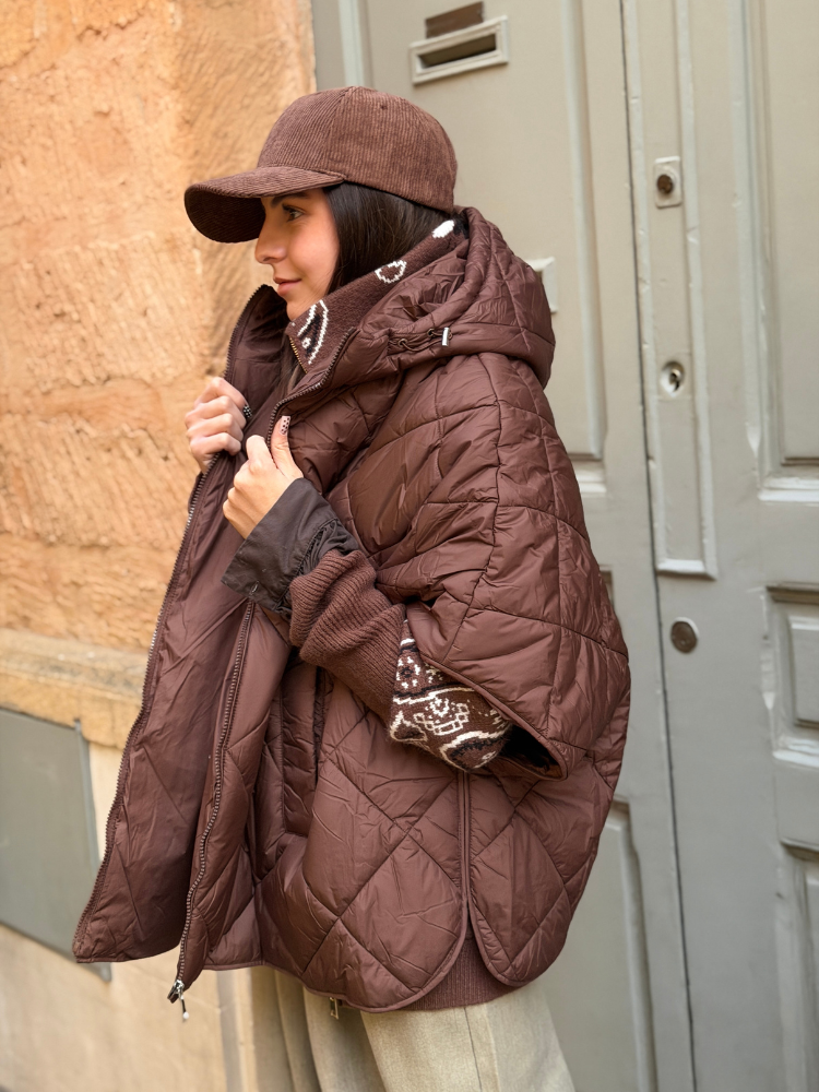 Doudoune FAUSTINE choco