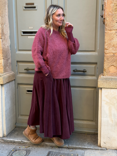 Pull MARIA framboise 2