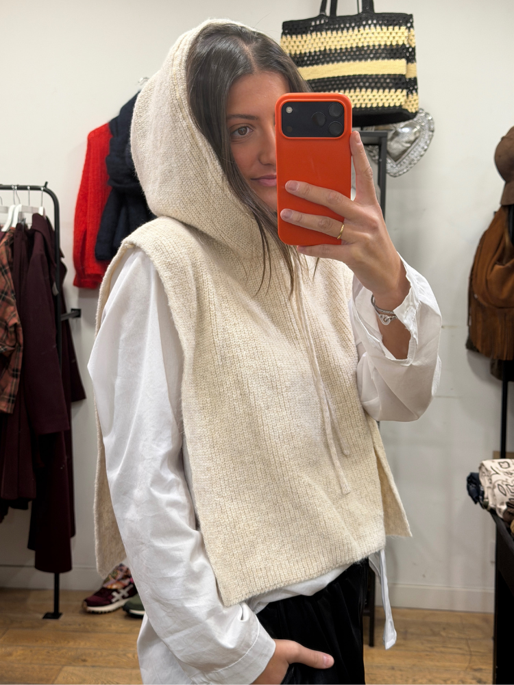 Col cagoule ANNA écru