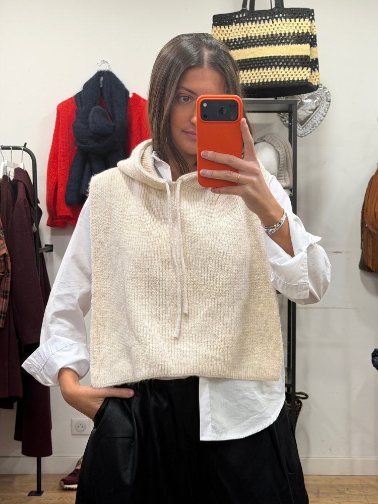 Col cagoule ANNA écru