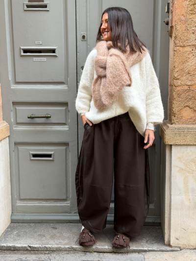 Pantalon NONNA choco 2