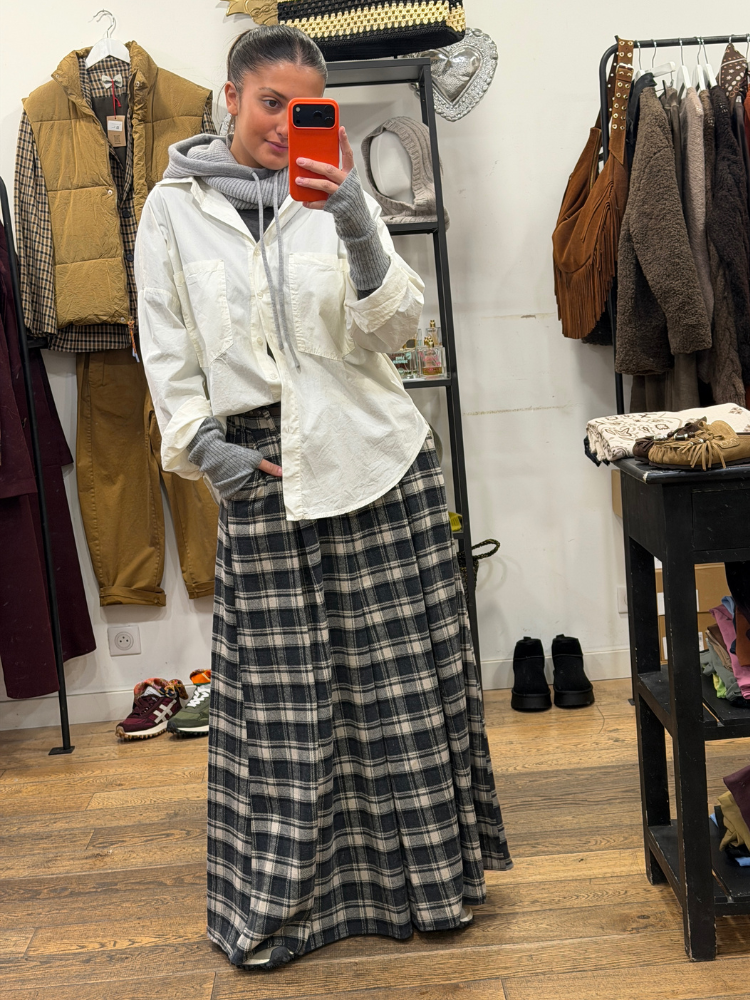 Top ELIO manches longues anthracite