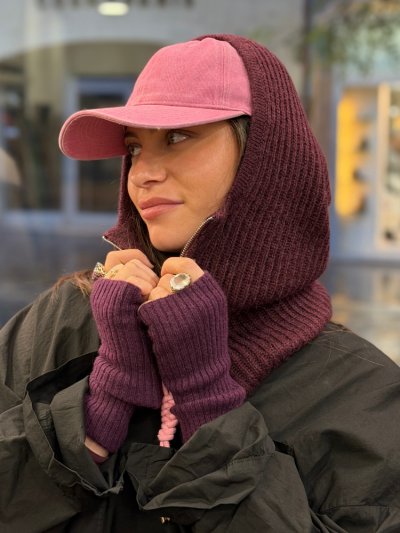 Cagoule GRIOTTE burgundy 2