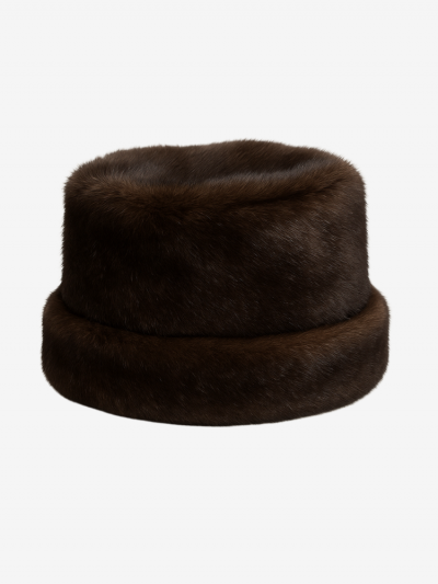 Chapka AMBRE fourrure choco