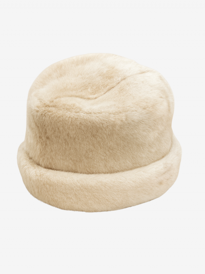 Chapka AMBRE fourrure beige