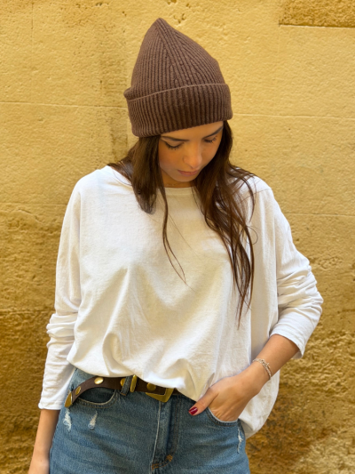 T-shirt NINETTE loose blanc