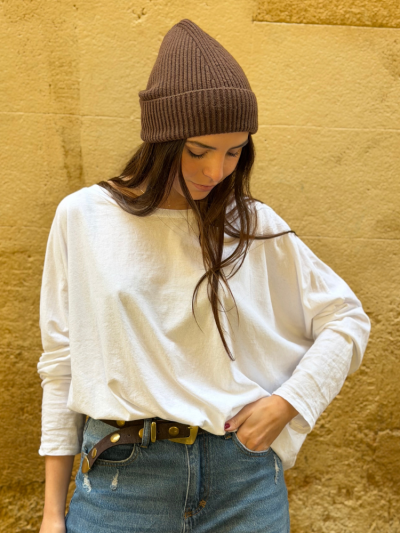 T-shirt NINETTE loose blanc