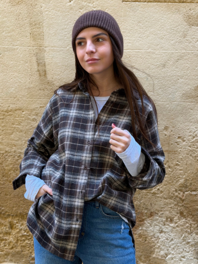 Chemise PAULA marron