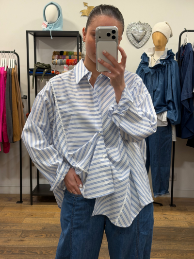 Chemise SUZANNE rayé bleu