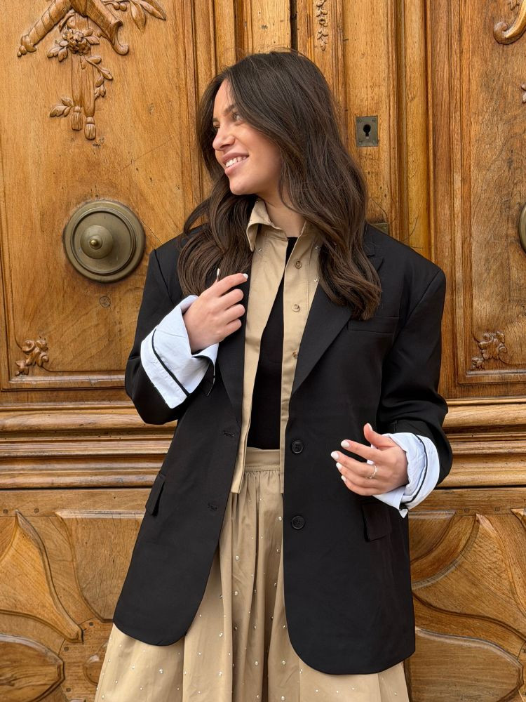 Blazer LOANE oversize noir