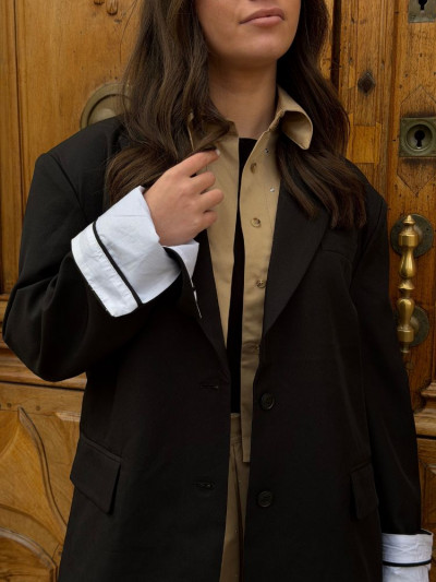 Blazer LOANE oversize noir