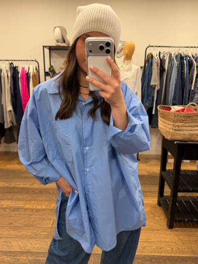 Chemise LENA bleu