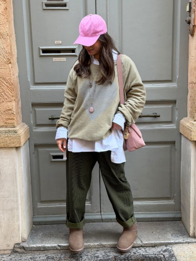 Casquette EMMA rose 2