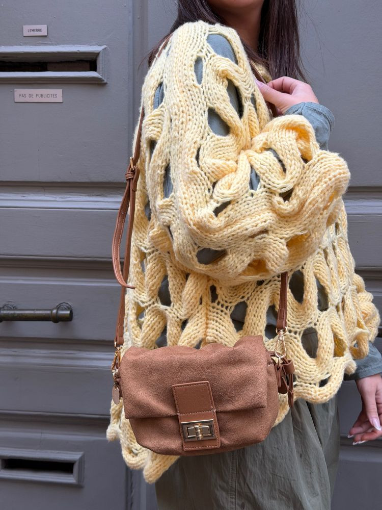 Mini sac à main NUNO camel