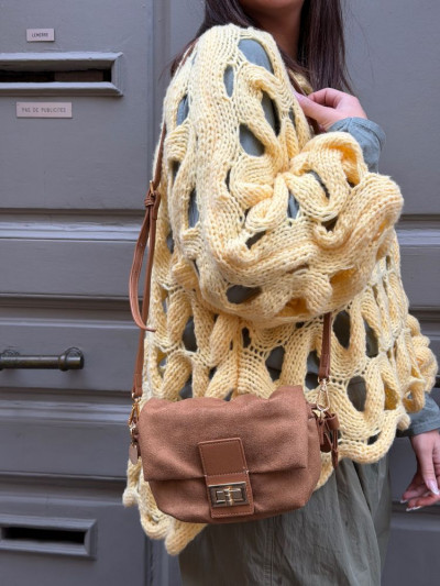 Mini sac à main NUNO camel