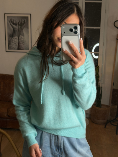 Pull PUEBLO bleu ciel