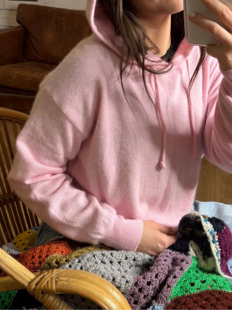 Pull PUEBLO rose clair