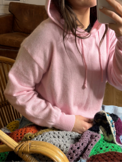 Pull PUEBLO rose clair