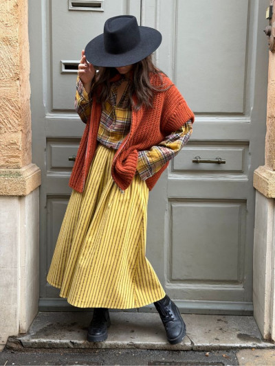 Blouse LAURE jaune 2