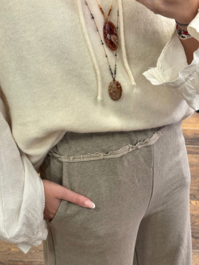 Pantalon SILLARO taupe