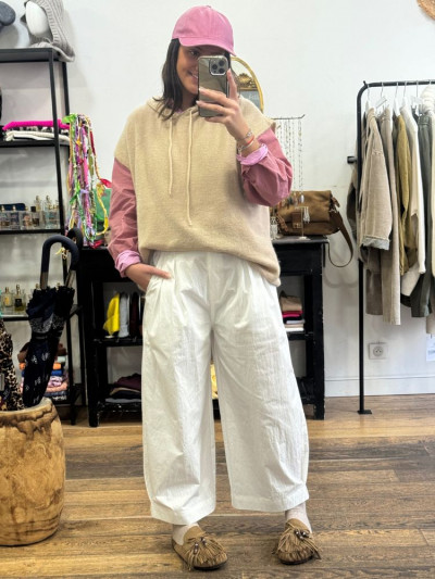 Pantalon ALDO blanc 2