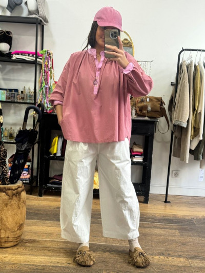 Blouse LIVOURNE rose 2