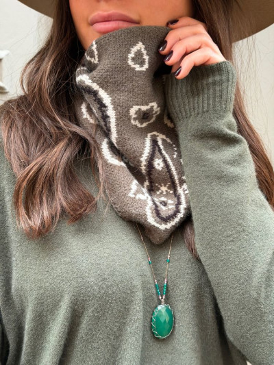 Foulard ANDREA kaki