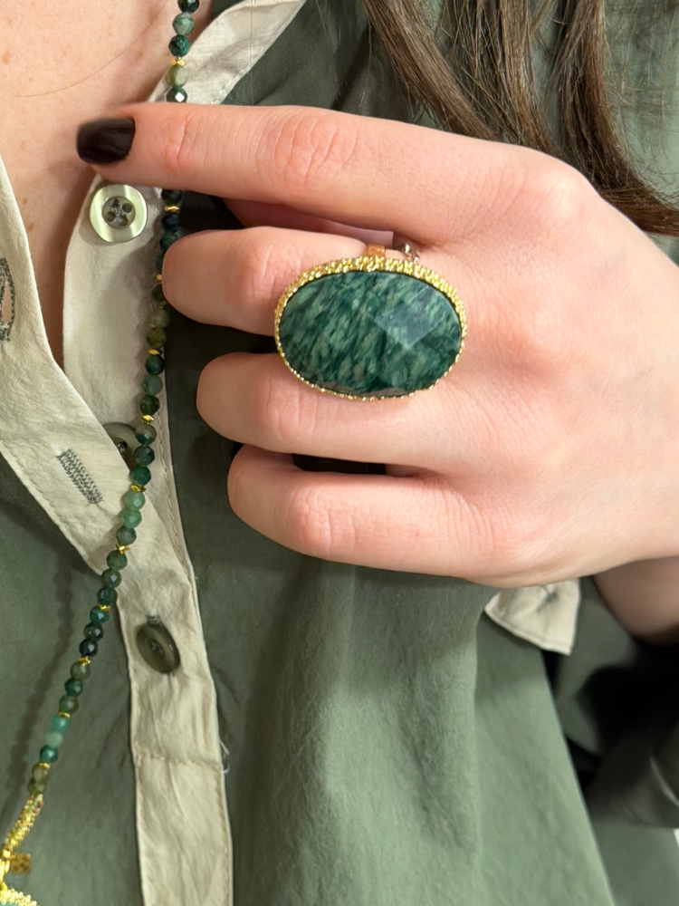 Bague CHIC vert