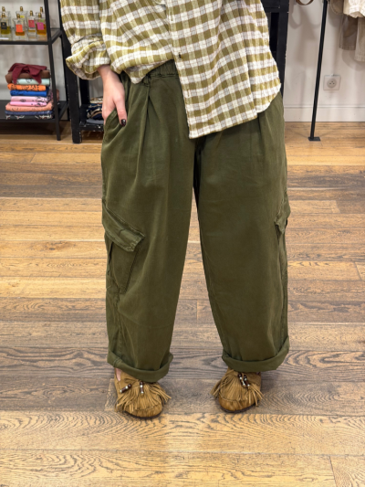 Pantalon ALIX kaki