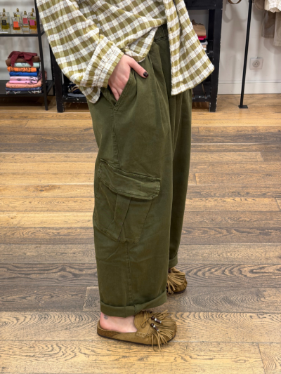 Pantalon ALIX kaki