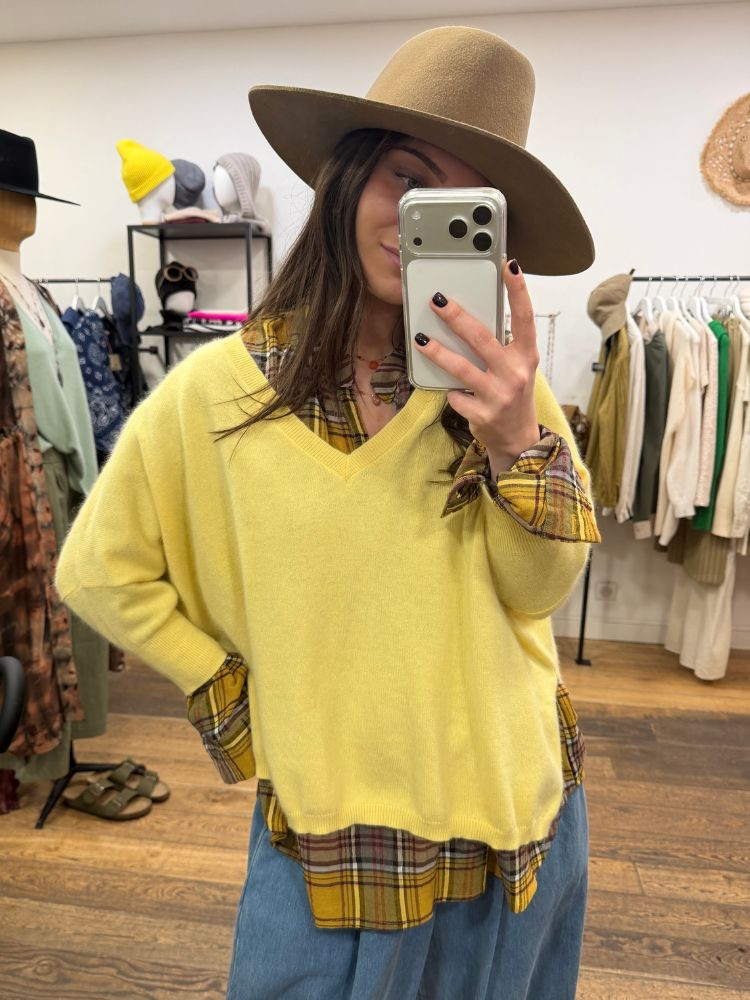 Pull JEFFERSON butter yellow