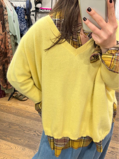 Pull JEFFERSON butter yellow