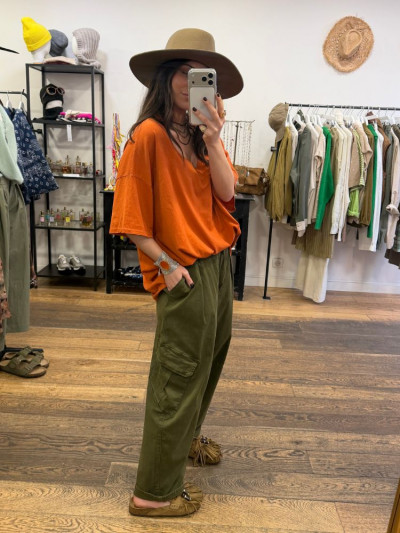 T-shirt TINA terra-cotta 2