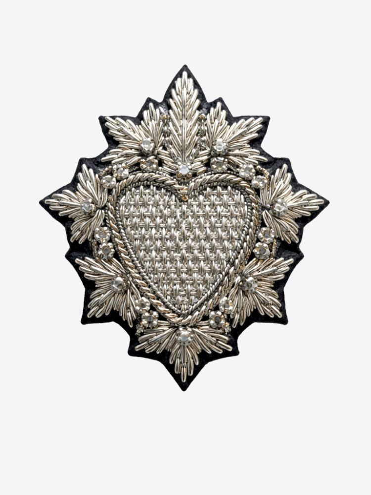 Broche EX-VOTOS grise