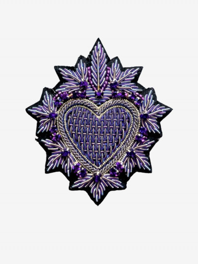 Broche EX-VOTOS violet