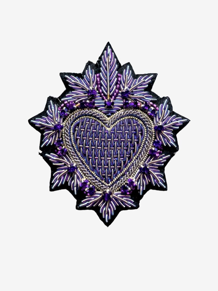 Broche EX-VOTOS violet