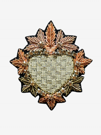 Broche EX-VOTOS saumon